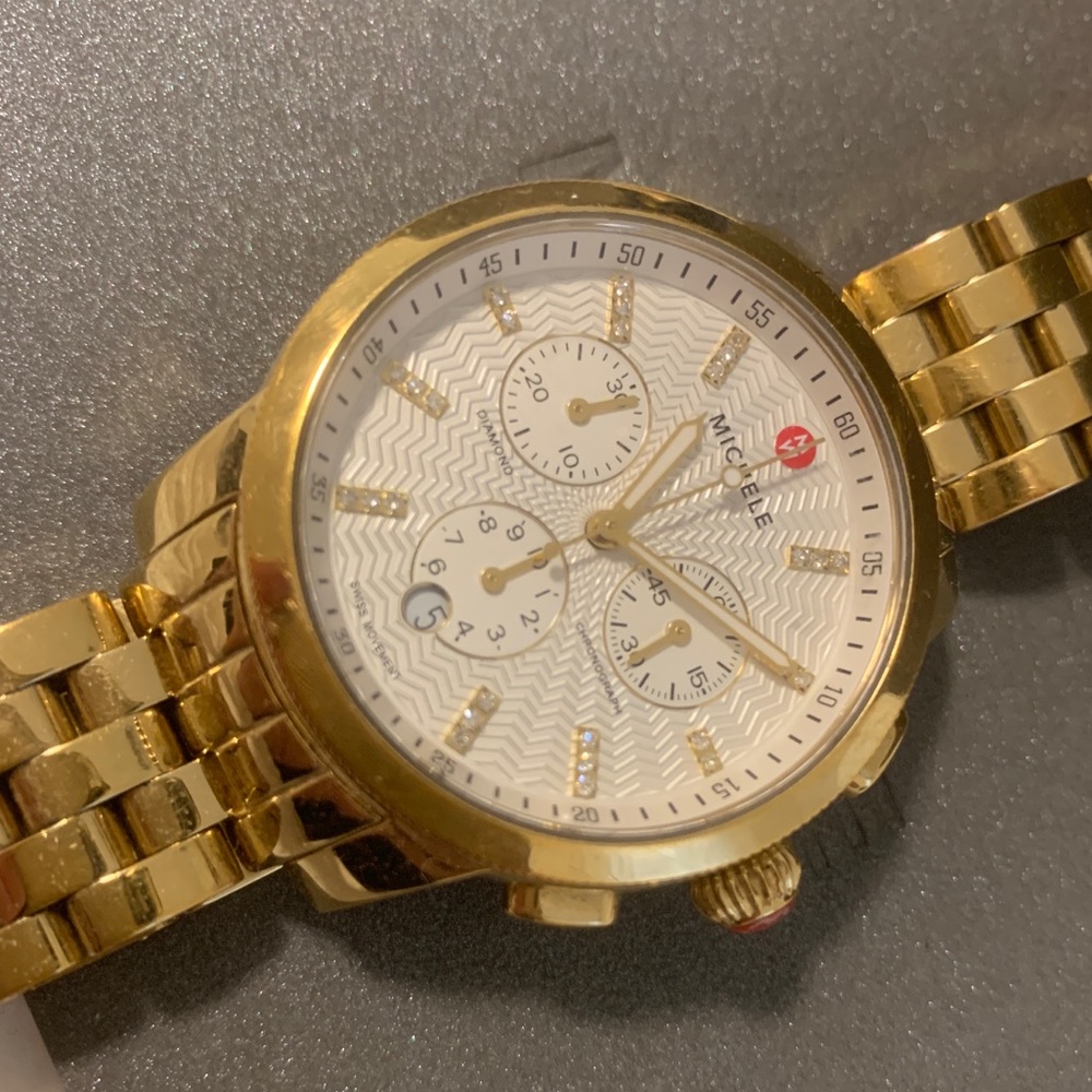Michele gold watch